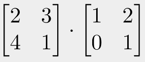 Multiplying two matrices