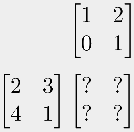 Multiplying two matrices