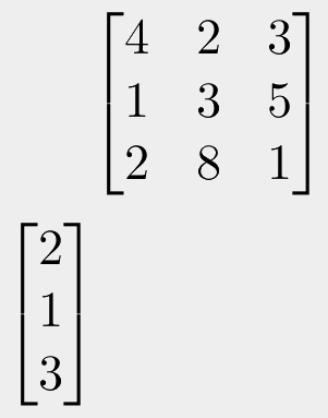 Multiplying two matrices