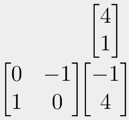 Filling in a 2d rotation matrix