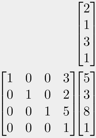 Applying a translation matrix